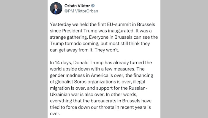 Viktor Orban Brüsseli kohtumisest